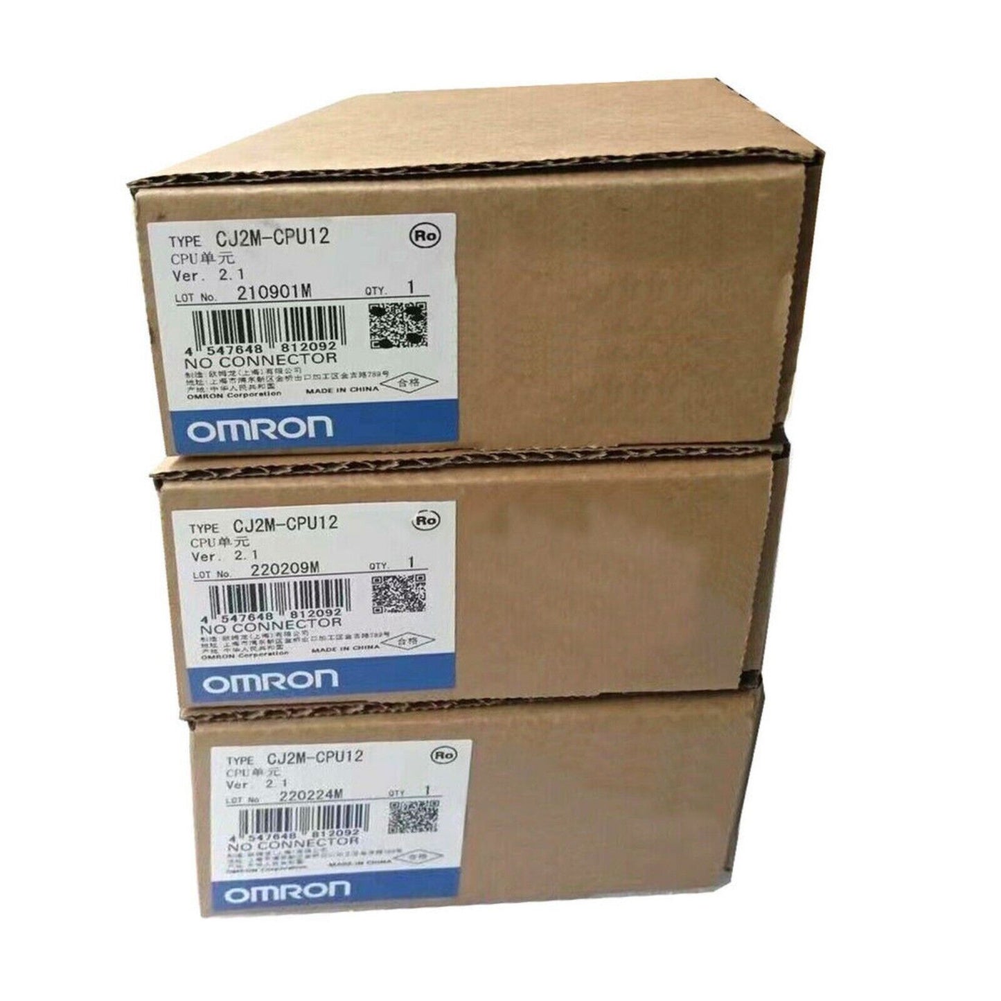 PLC | Omron | One  CJ2M-CPU12 PLC Module CJ2MCPU12 CJ2M/CPU12 CPU Unit New In Box