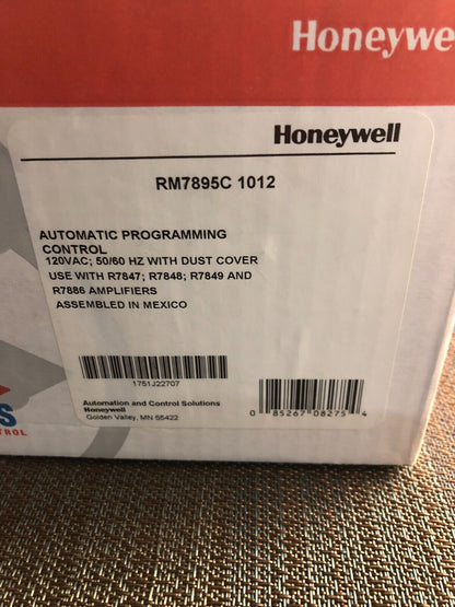 Honeywell RM7895C1012 Burner Control NEW! RM7895C 1012