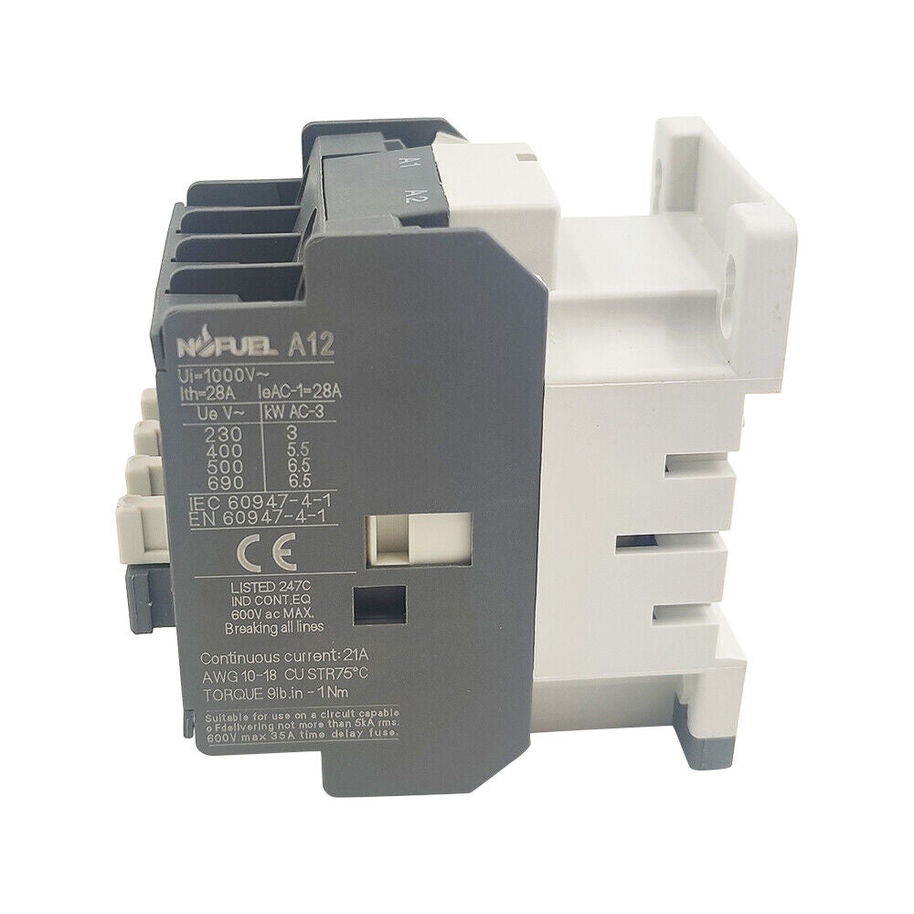 PLC | ABB | 4PCS A12-30-10 Contactor 480V coil AC replace Contactor A12-30-10-51 12A 3P