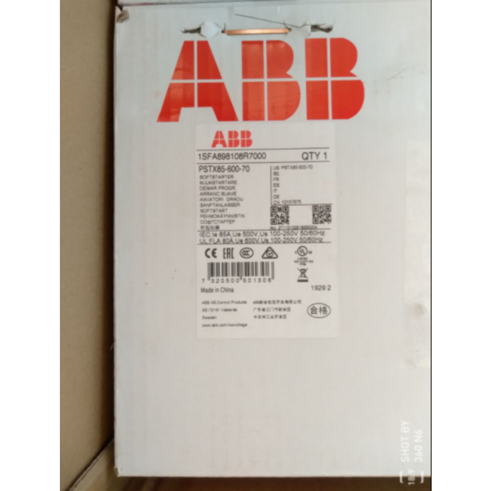 ABB PSTX85-600-70 Soft Starter, Brand New in Box, Industrial Automation Part