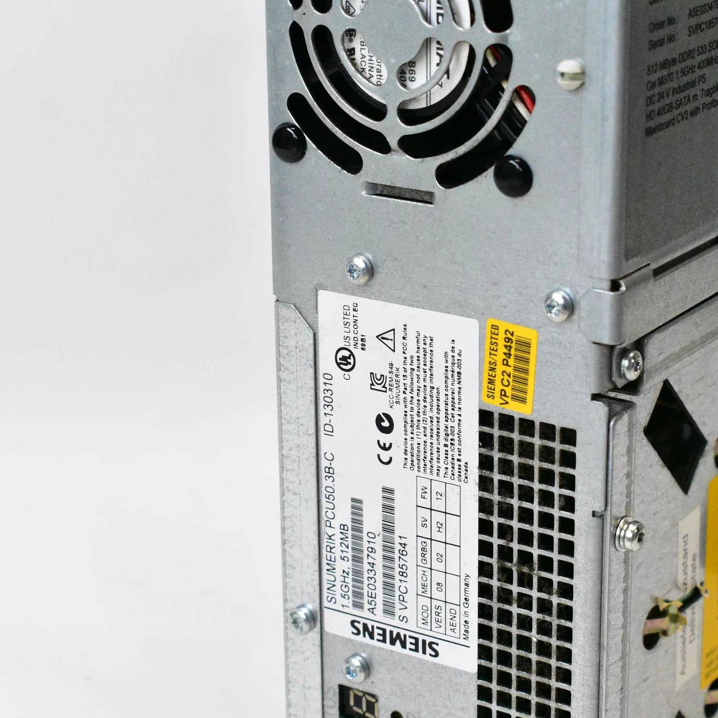 PLC | Siemens | 6FC5210-0DF31-2AB0 6FC5 210-0DF31-2AB0 SINUMERIK PCU 50.3B-C