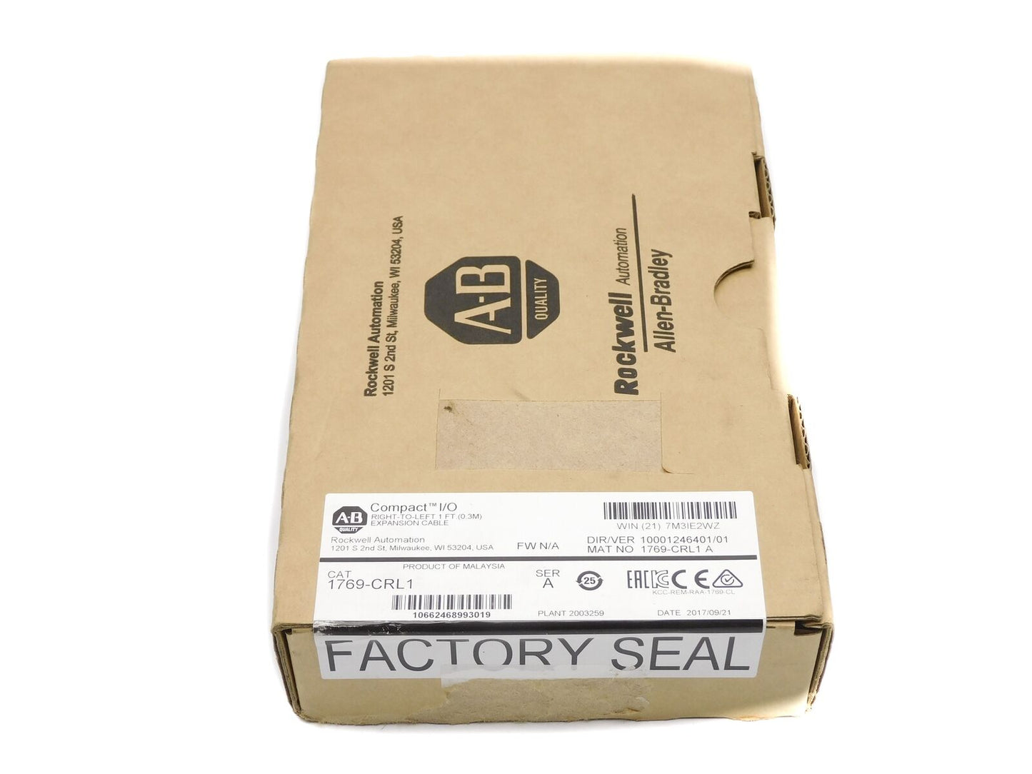 ALLEN BRADLEY 1769-CRL1 SER. A DATE New Factory Sealed Free Shipping