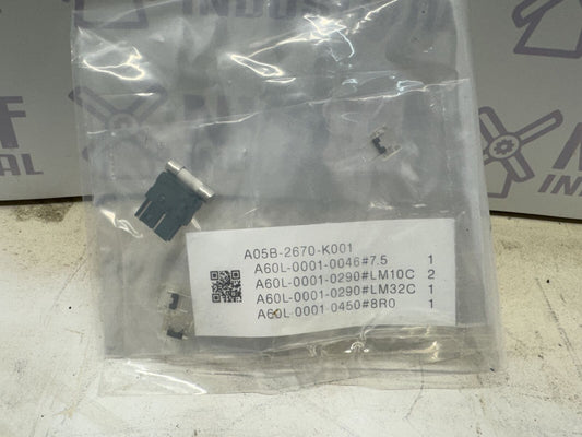 FANUC A05B-2670-K001 industrial screen component with label showing part numbers
