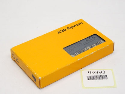 B&R X20 System Power Supply Module X20 PD 0016 Rev.F0, yellow box with product details and barcode