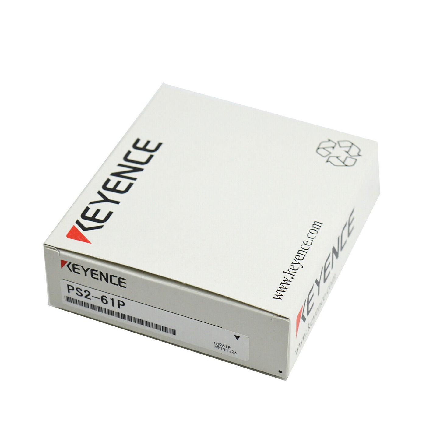 KEYENCE PS2-61P sensor box. Industrial automation part packaging, white box, fast shipping.
