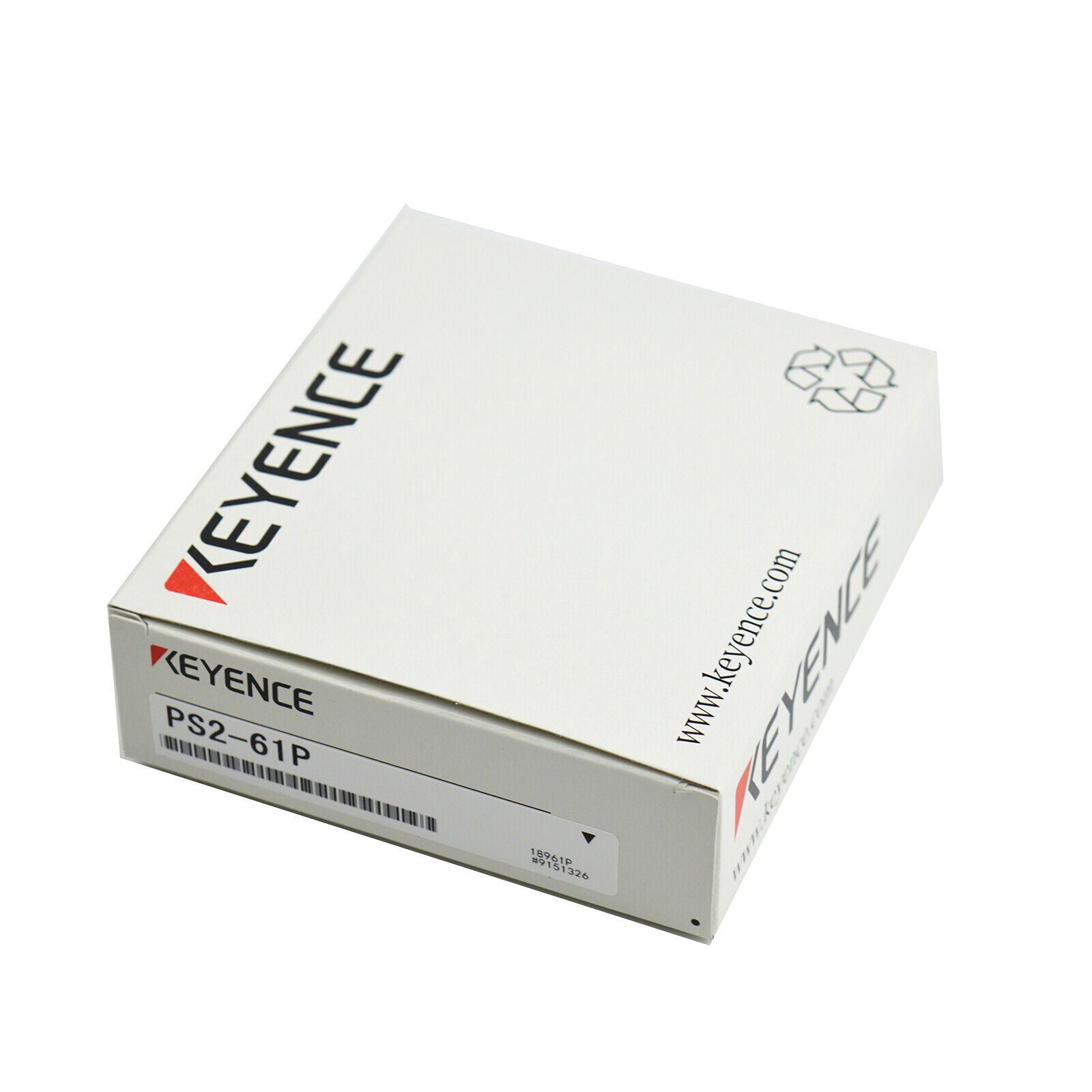 KEYENCE PS2-61P sensor box. Industrial automation part packaging, white box, fast shipping.