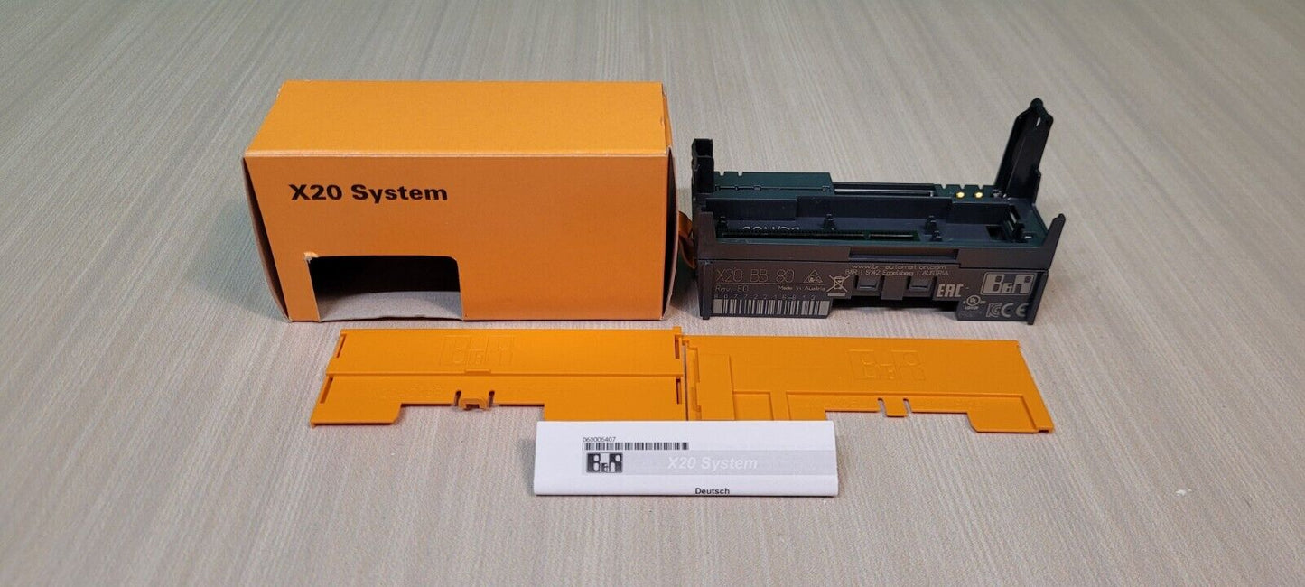 Bus Module | B&R | X20BB80 X20 BB 80 Module New In Box Fast Shipping