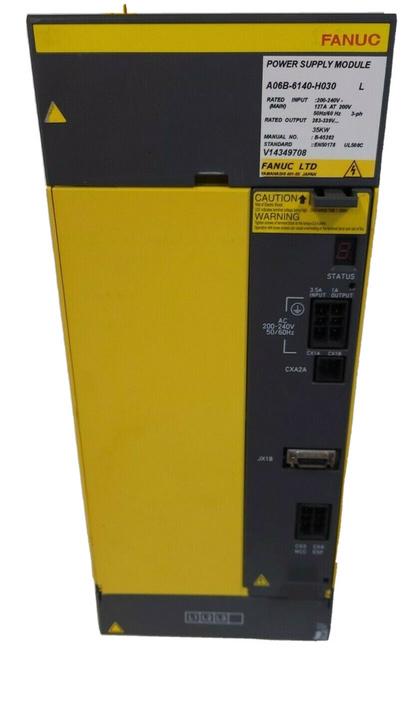 FANUC A06B-6140-H030 Servo Power Supply Module, 35kW Output, Industrial Automation Part