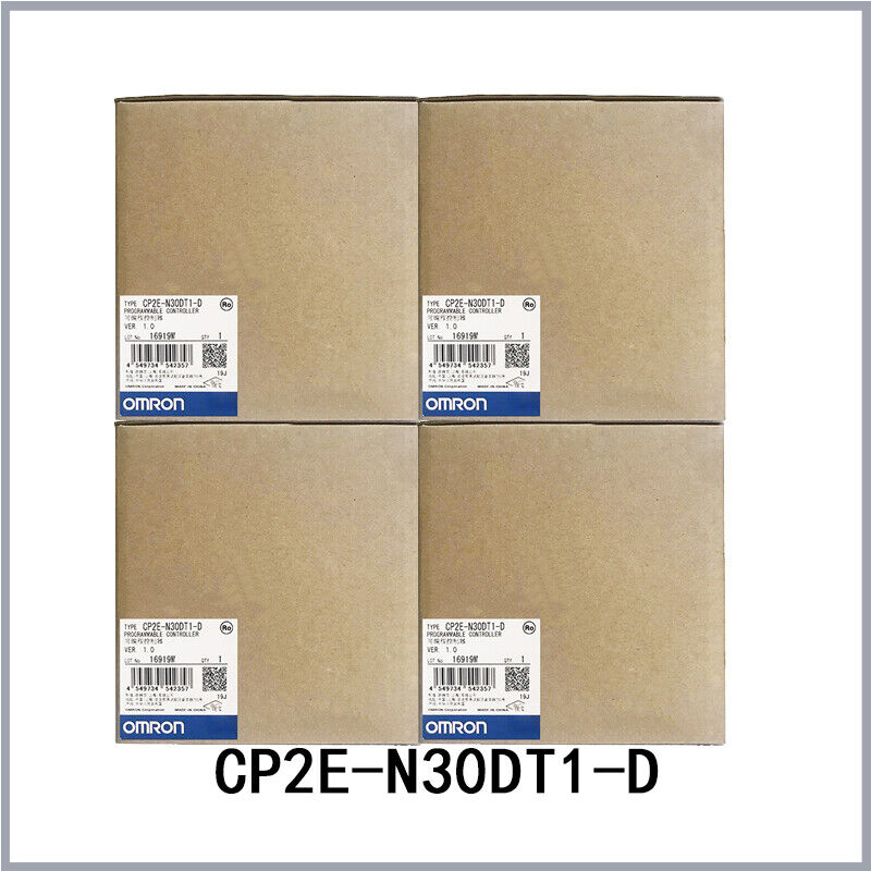 Omron CP2E-N30DT1-D Programmable Controller modules in boxes, PLC industrial automation components