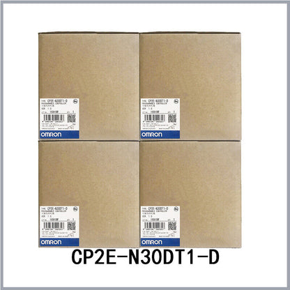 Omron CP2E-N30DT1-D Programmable Controller modules in boxes, PLC industrial automation components