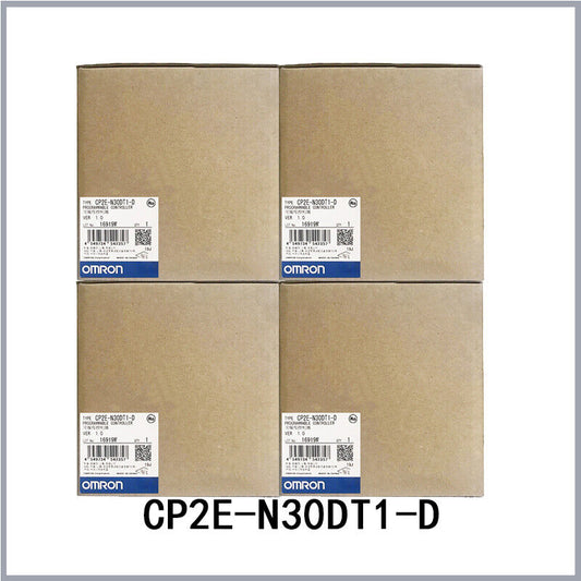 Omron CP2E-N30DT1-D Programmable Controller modules in boxes, PLC industrial automation components