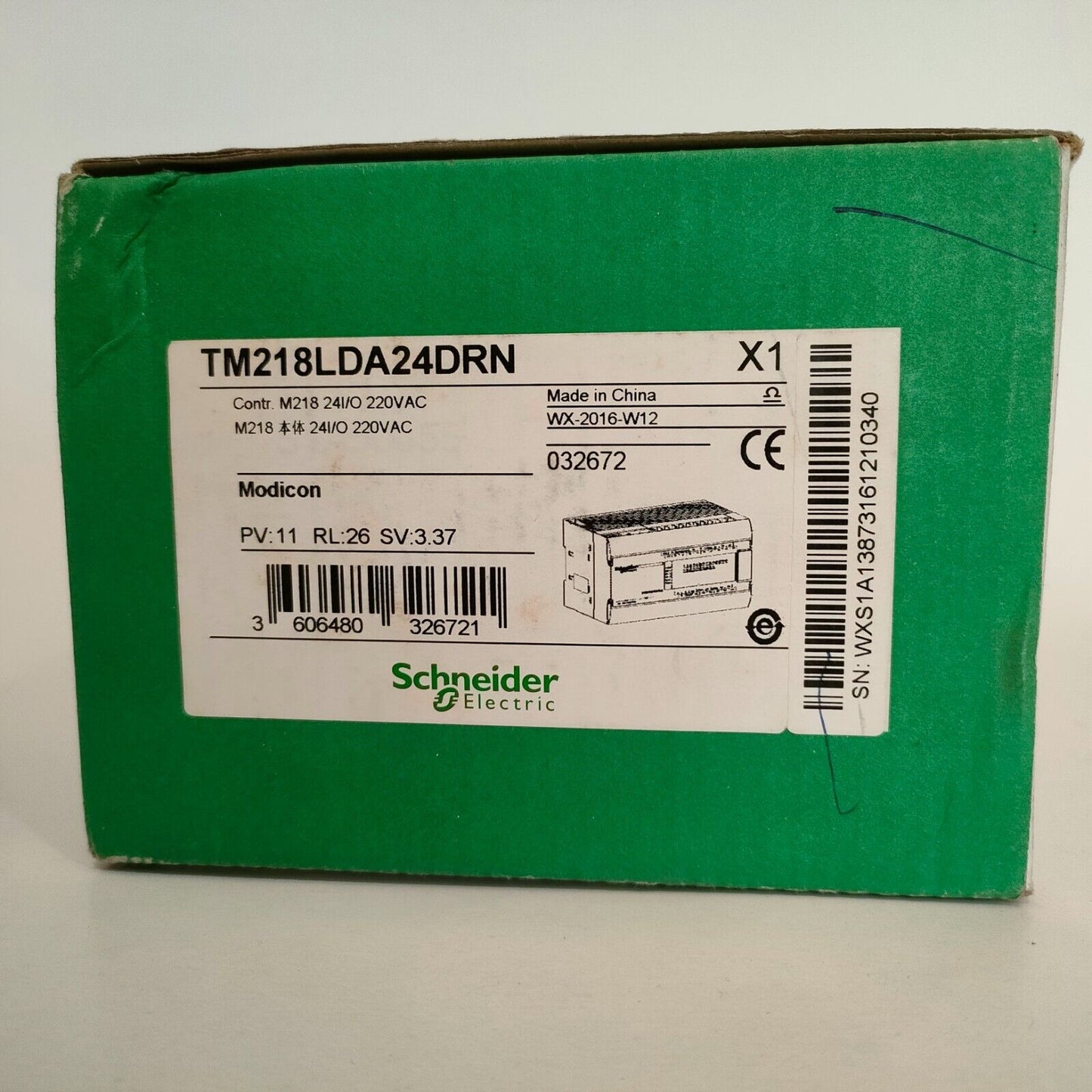 Schneider Electric TM218LDA24DRN Cont M218 24 I/O 220VAC Modicon New in Box