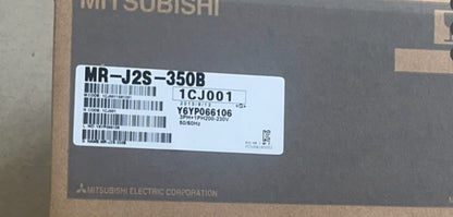 Mitsubishi MR-J2S-350B Servo Drive label, industrial automation part