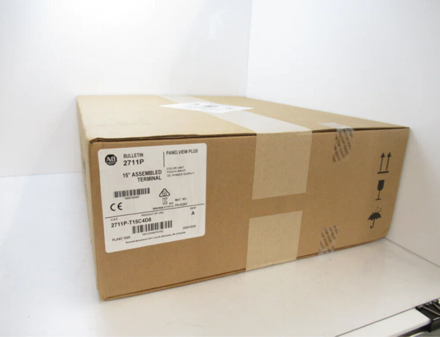 Allen-Bradley 2711P-T15C4D8 /A PanelView Plus Terminal in box, PLC industrial automation part