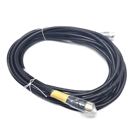 Yaskawa 8M Robot Wiring Cable HB1371456-1, black cable with connectors, industrial automation component