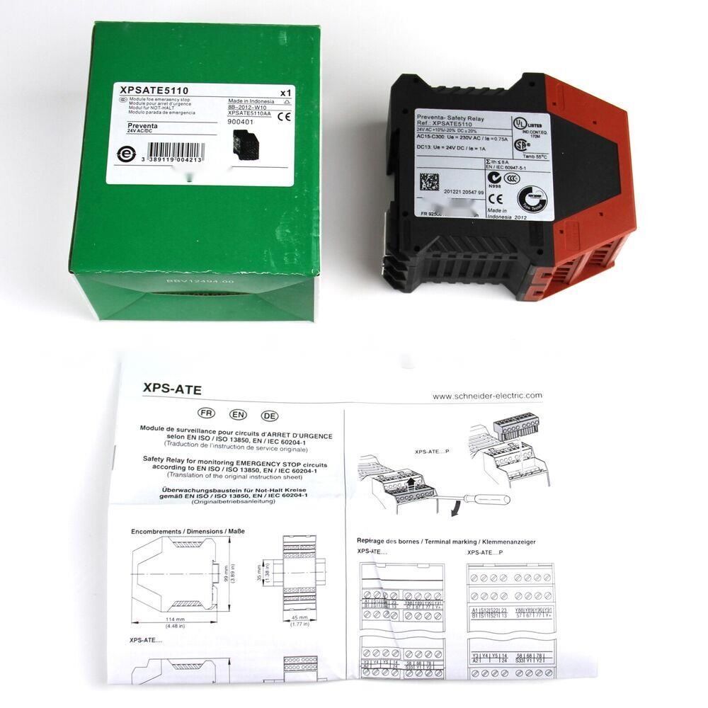 NEW Schneider XPSATE5110 Relay XPS-ATE5110