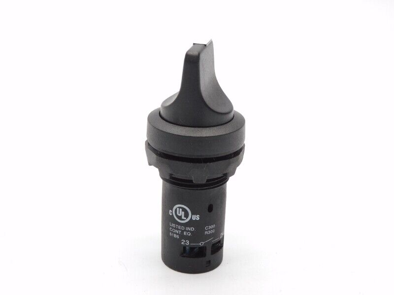 ABB C3SS1-10B-20 HMI Pushbutton Switch - Black with Lever, UL Listed, Industrial Automation