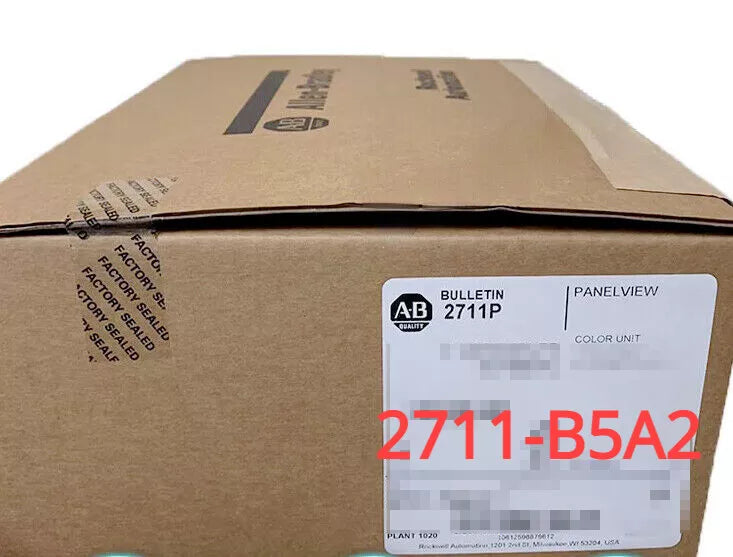 Allen-Bradley 2711-B5A2 PanelView 550 product box, factory sealed, PLC module.