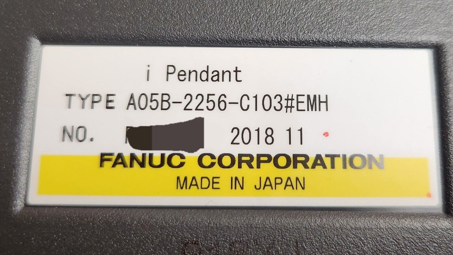 FANUC A05B-2256-C103#EMH i Pendant Label, Industrial Automation Part, Made in Japan