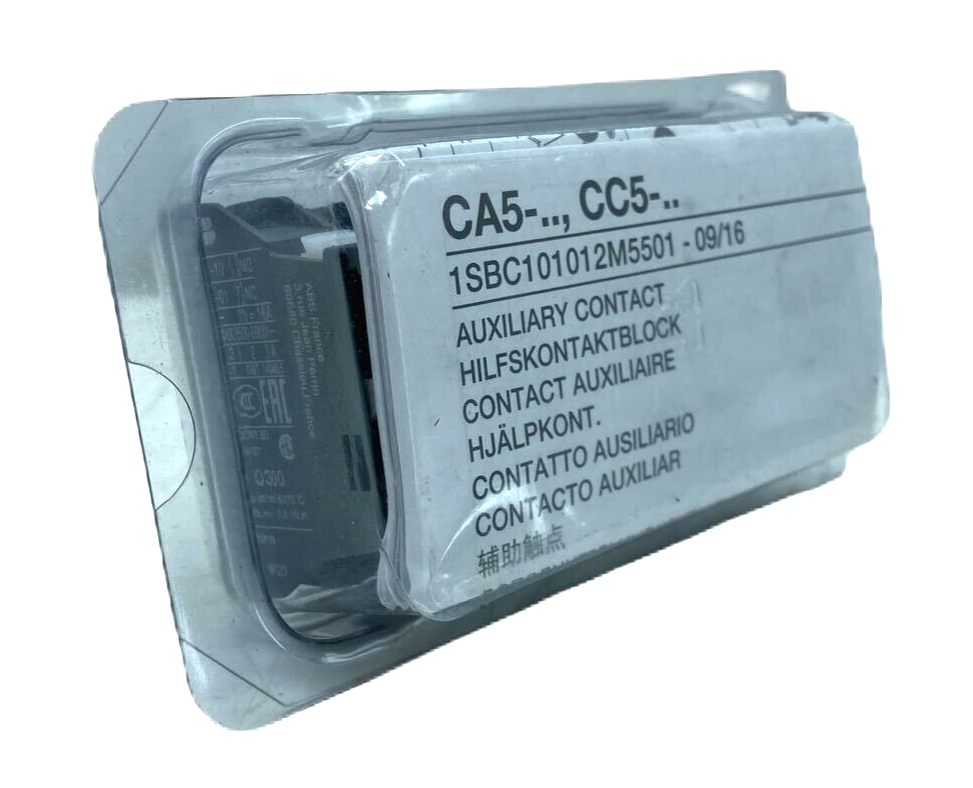 PLC | ABB | 10 pcs/box ASEA BROWN BOVERI ABB CA5-01 1SBN010010R1001 AUXILIARY CONTACT BLOCK