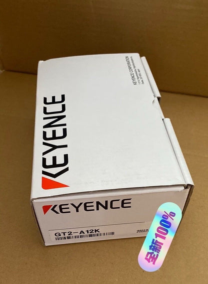 Keyence GT2-A12K displacement sensor packaging, new industrial automation part, DHL shipping