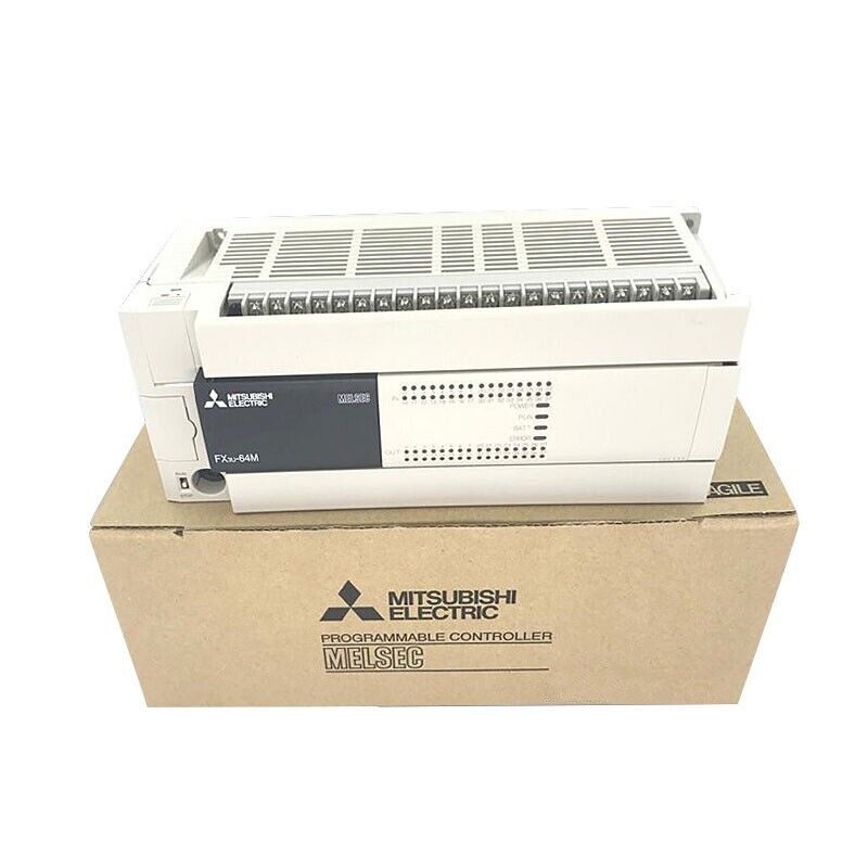 Mitsubishi FX3U-64M PLC, Mitsubishi Electric Programmable Controller for PLC programming.
