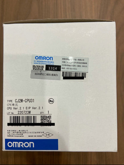 Omron CJ2M-CPU31 PLC Module in Box - New