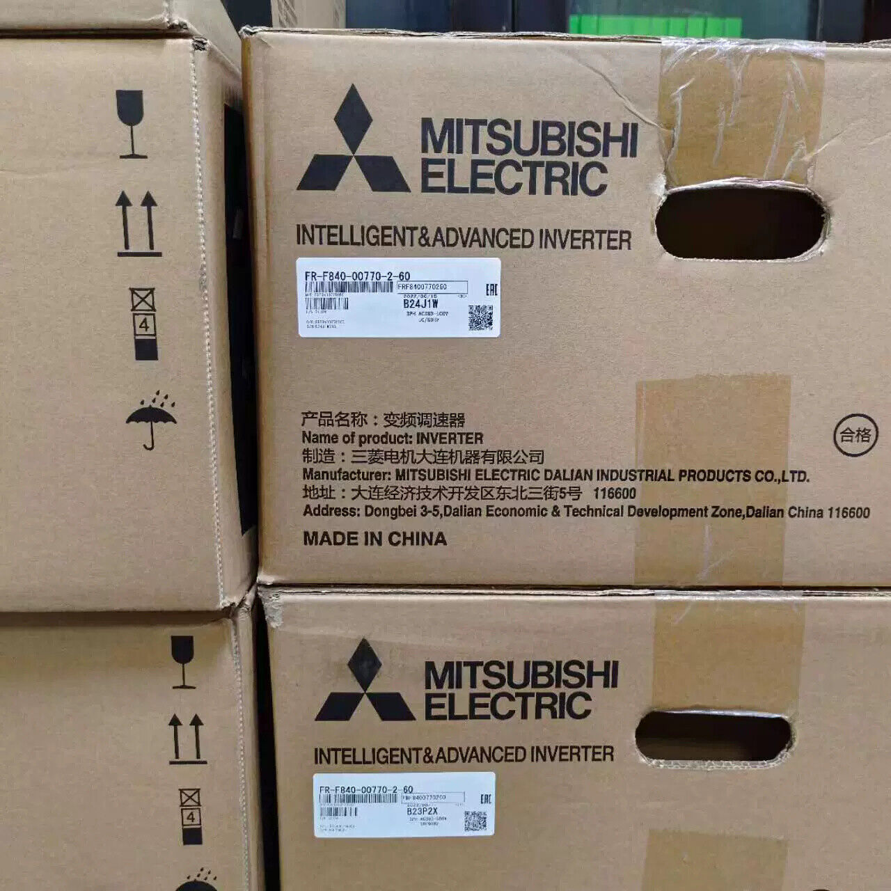 Mitsubishi FR-F840-00770-2-60 Inverter boxes, brand new, industrial automation parts.