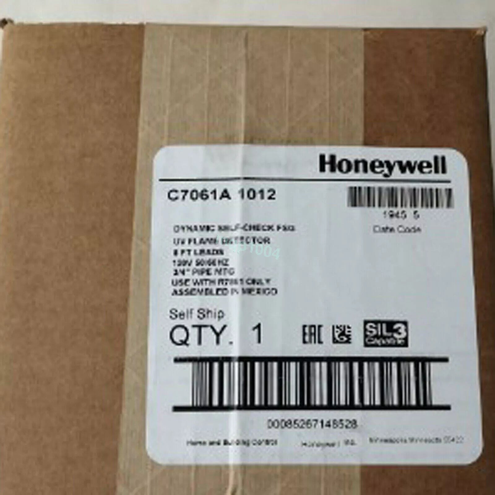 Honeywell C7061A 1012 UV Flame Detector box, industrial automation part, new in box, Honeywell brand