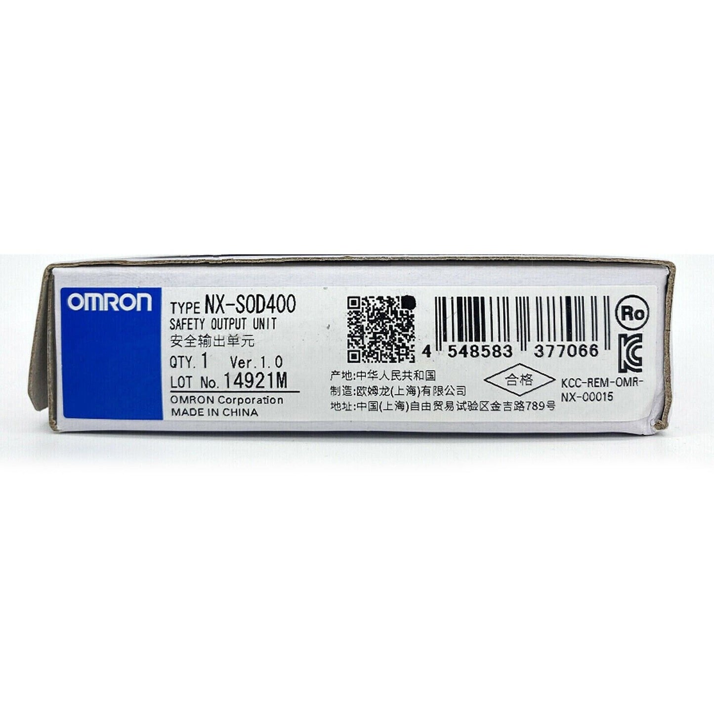 Omron NX-SOD400 Safety Output Unit in Box | Industrial Automation Part