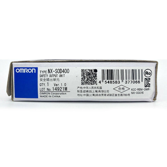 Omron NX-SOD400 Safety Output Unit in Box | Industrial Automation Part