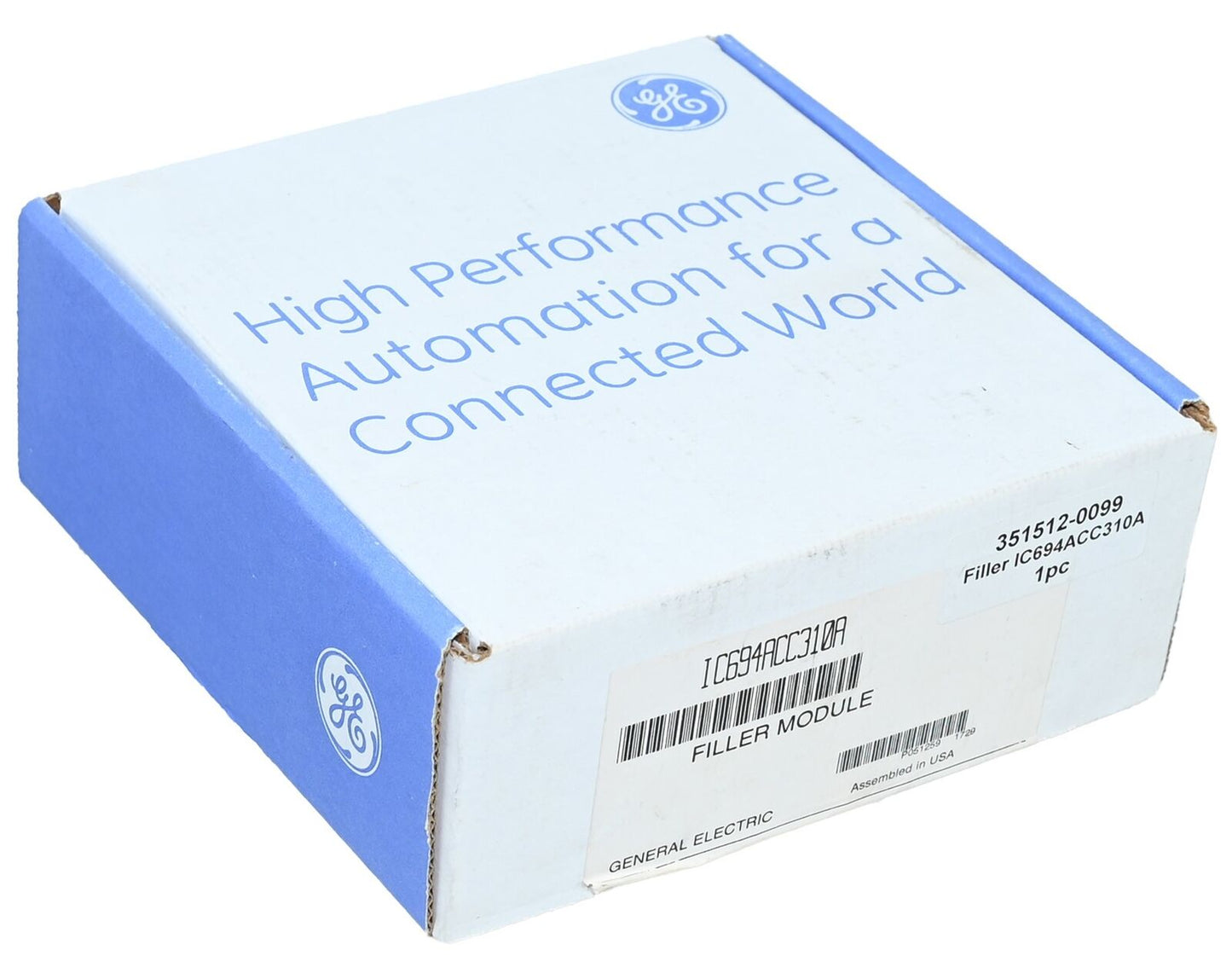 GE IC694ACC310A Filler Module. Industrial automation part from General Electric, new.