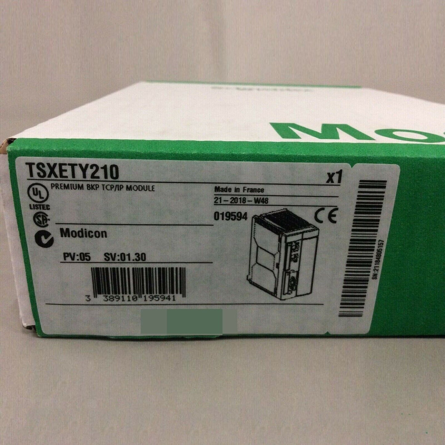 New In Box Schneider TSXETY210 Ethernet TCP/IP Module