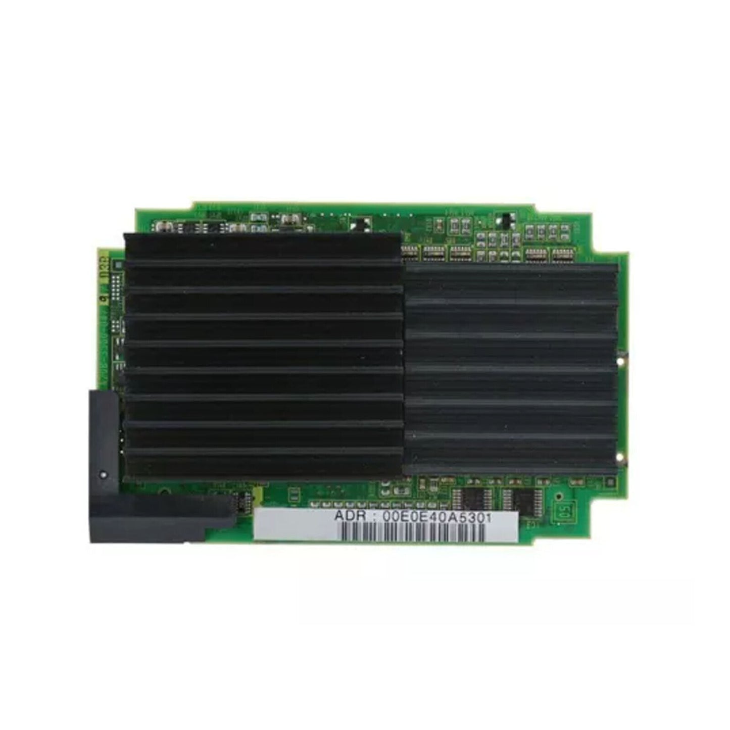 FANUC A20B-3300-0479 circuit board with heat sink, industrial automation PCB component. Part number ADR: 00E0E40A5301.