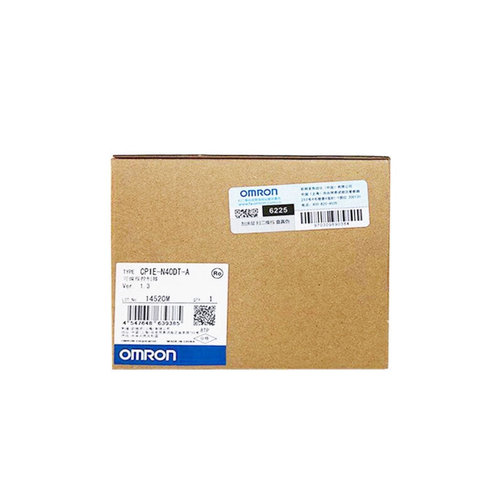 OMRON CP1E-N40DT-A PLC in Box, New CP1E-N40DT-A PLC