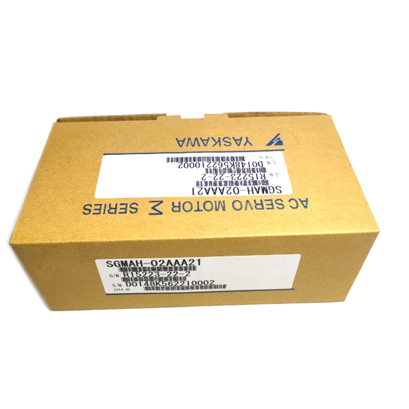 YASKAWA SGMAH-02AAA21 AC Servo Motor in cardboard box, new industrial automation part.