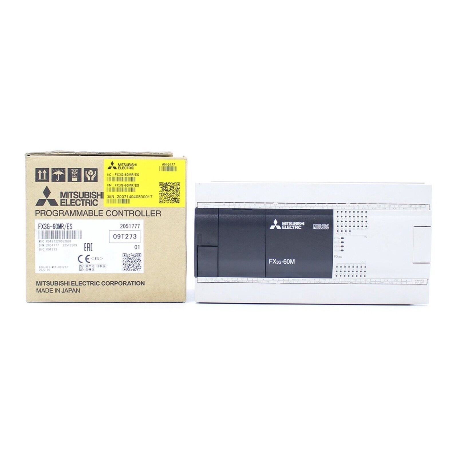 Mitsubishi FX3G-60MR/ES Programmable Controller, Industrial Automation Part