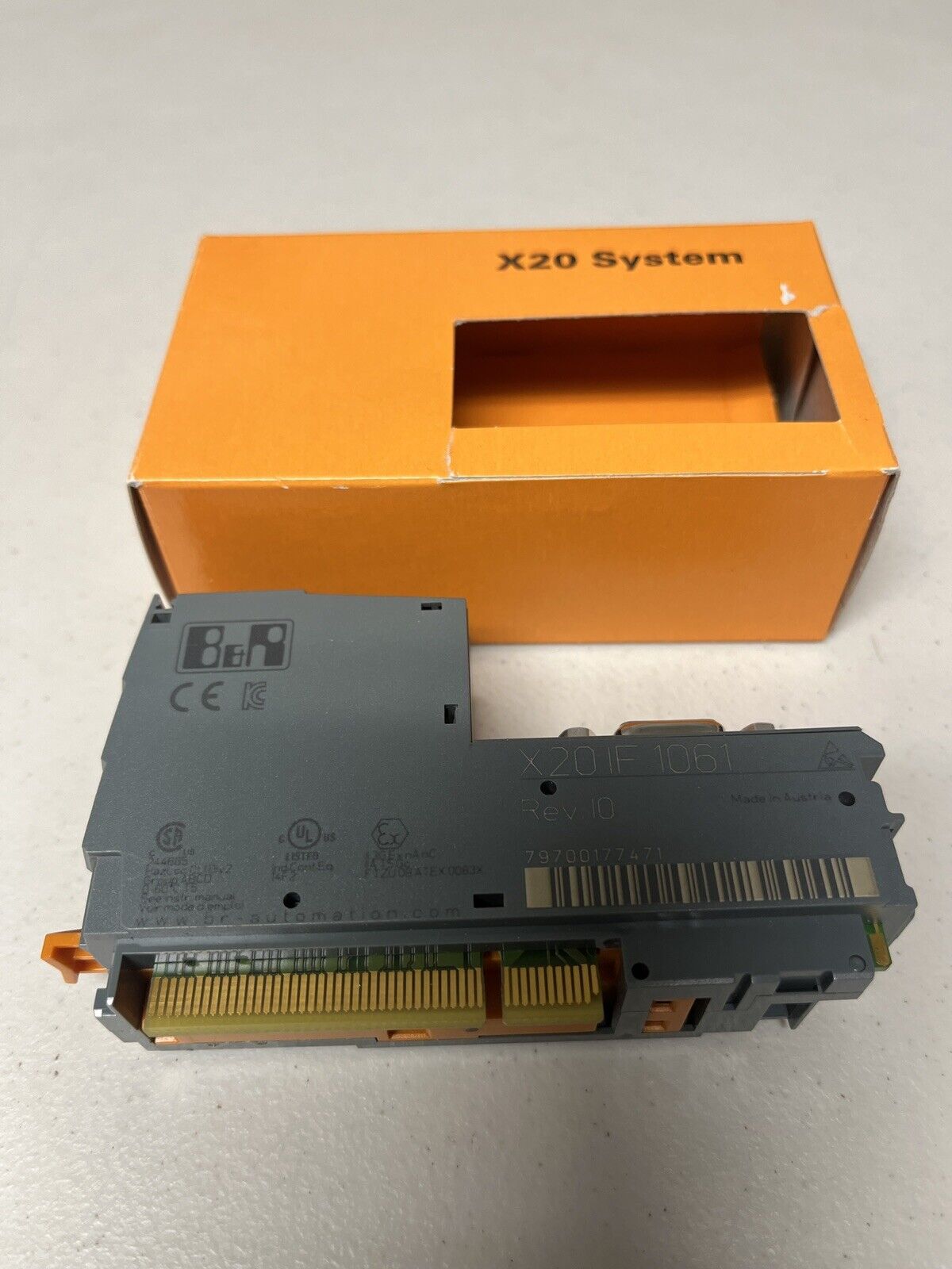 B&R X20IF1061 Profibus Interface Module with box, gray module, Made in Austria