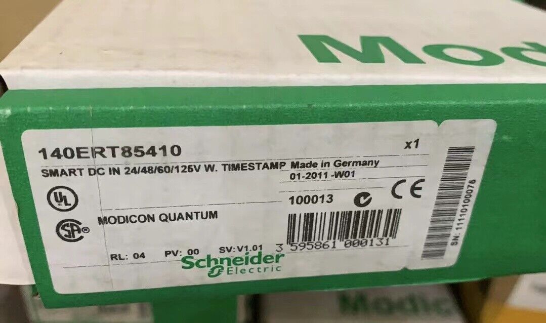 Schneider Electric 140ERT85410 PLC Module, SMART DC, industrial automation part.