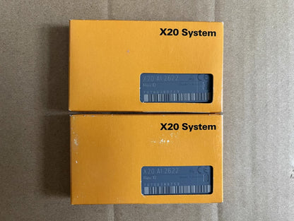 B&R X20 AI 2622 module in packaging, part of the X20 System, industrial automation component.