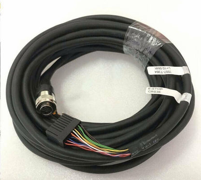 FANUC A660-2007-T364 Teach Pendant Cable, Black, with connector, and E-STOP label, New in Box