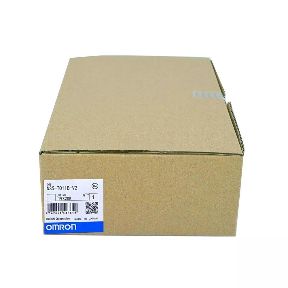 Omron NS5-TQ11B-V2 HMI Display in its original packaging, Made in Japan