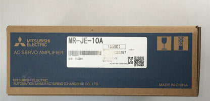 Mitsubishi MR-JE-10A AC Servo Amplifier in box. Industrial automation part, Made in China.