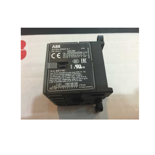 ABB B7-30-10-F Contactor, 16A 600V, PLC Module, Black, IP20 Rated, Made in Germany