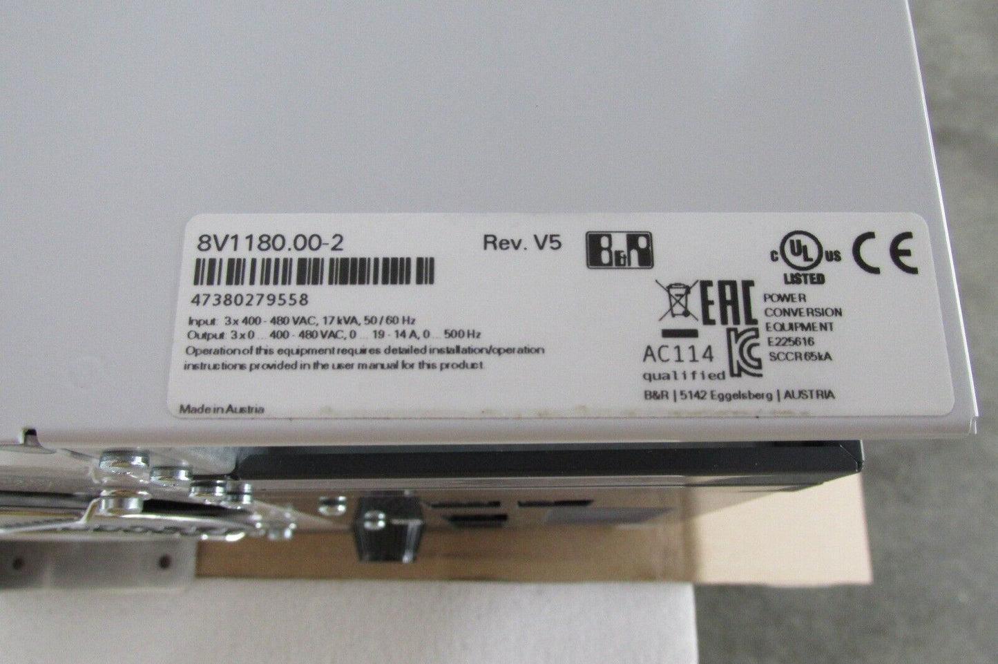 Servo Motor | B&R | 8V1180.00-2 ACOPOS 1180 Servo Drive