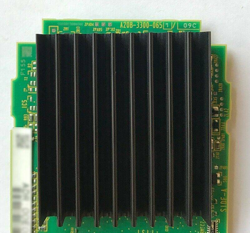FANUC A20B-3300-0651 PCB board with black heat sink, industrial automation part