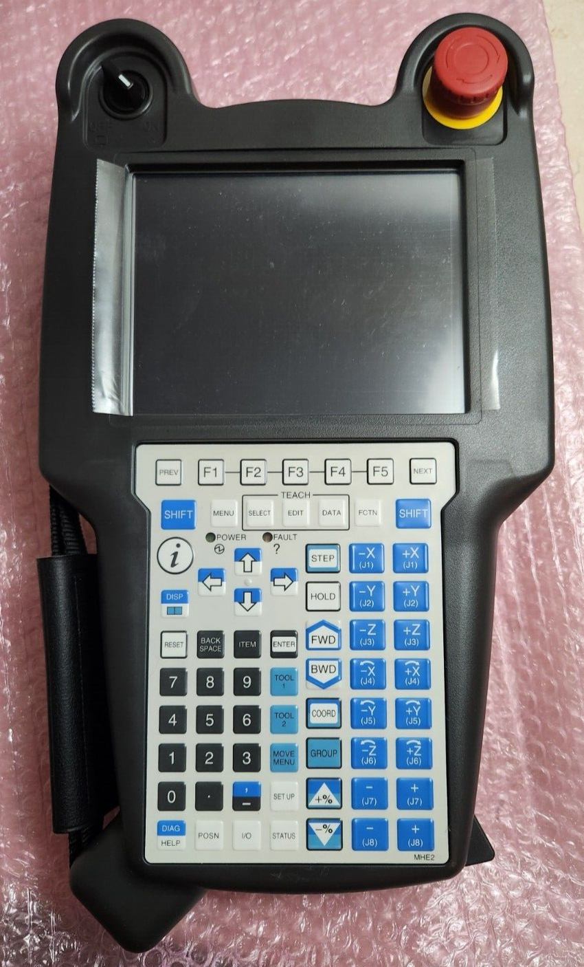 FANUC A05B-2256-C103#EMH Teach Pendant, black handheld controller with multiple function buttons for industrial automation.