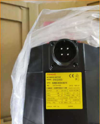 FANUC A06B-0034-B575 Servo Motor, New In Box, Industrial Automation Part