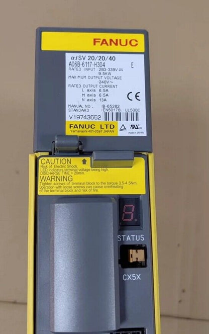 Screen | FANUC | A06B-6117-H304 Servo Drive In Box