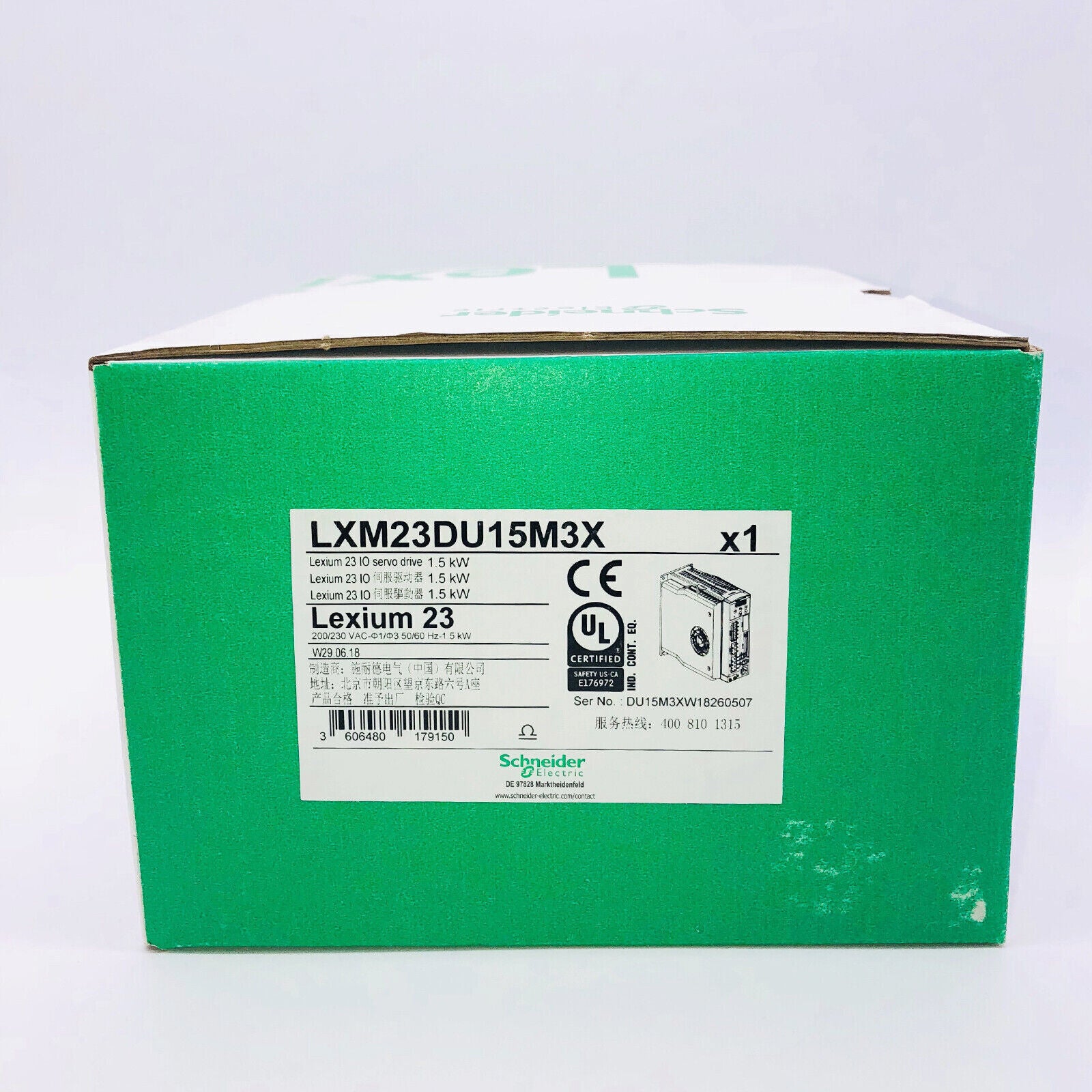 Schneider Electric LXM23DU15M3X Servo Drive 1.5kW, industrial automation part